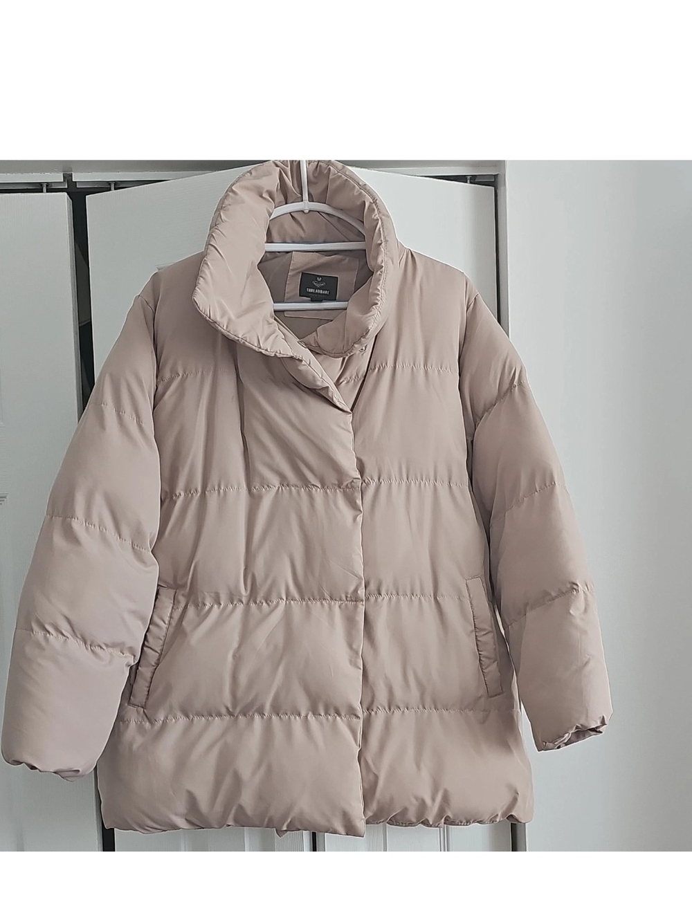 Threadbare Beige Puffer Jacket Women's Mid-Length USA 10